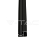 Riel Negro 2000mm para Panel Solar 4uds/set - 1