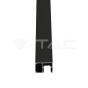 Riel Negro 2000mm para Panel Solar 4uds/set - 2