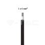 Cable fotovoltaico 6SQ negro para panel solar 50 metros - 2