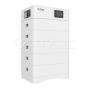 Sistema de batería LiFePO4 apilable de 25.6kWh (5,12 x 5) - 1