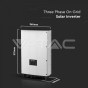 Inversor Solar De Red Trifásico 8kW Pantalla LCD, Interruptor de CC, IP65 - 8