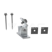 Adjustable Front Leg for Solar Panels