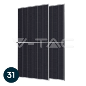 665W Mono Solar Panel 2384x1303x35mm Silver Frame 31pcs Pallet TIER 1